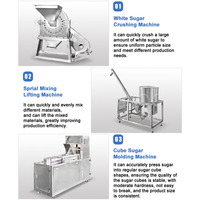 Ligne automatique de machine à fabriquer des cubes de sucre de presse à morceaux Jaggery de Chine HNOC