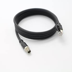 Cable Industrial M12 Impermeable, Cable de Extensión M12 Macho a RJ45 Macho para Sensores y Sistemas PLC - Product Image 6