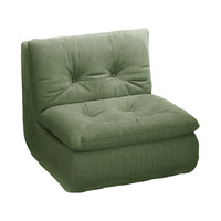 Canapé paresseux simple et moderne pour la maison, la chambre à coucher, le petit balcon, siège en velours côtelé de loisirs, chaise longue inclinable, canapé compressé