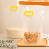 Étanche 5L Stand Up Bec Poche Sac Transparent Boire Liquide Emballage Sacs En Plastique Pour Jus Bière Sauce Savon Détergent