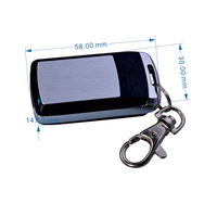 YET070 Télécommande sans fil 433 MHz à 4 boutons à code roulant pour ouvre-porte de garage en métal – Prix de gros usine