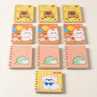 Lot de 10 mini blocs-notes spirales 10x8cm avec couvertures assorties, jolis carnets pour enfants pour sacs de fête
