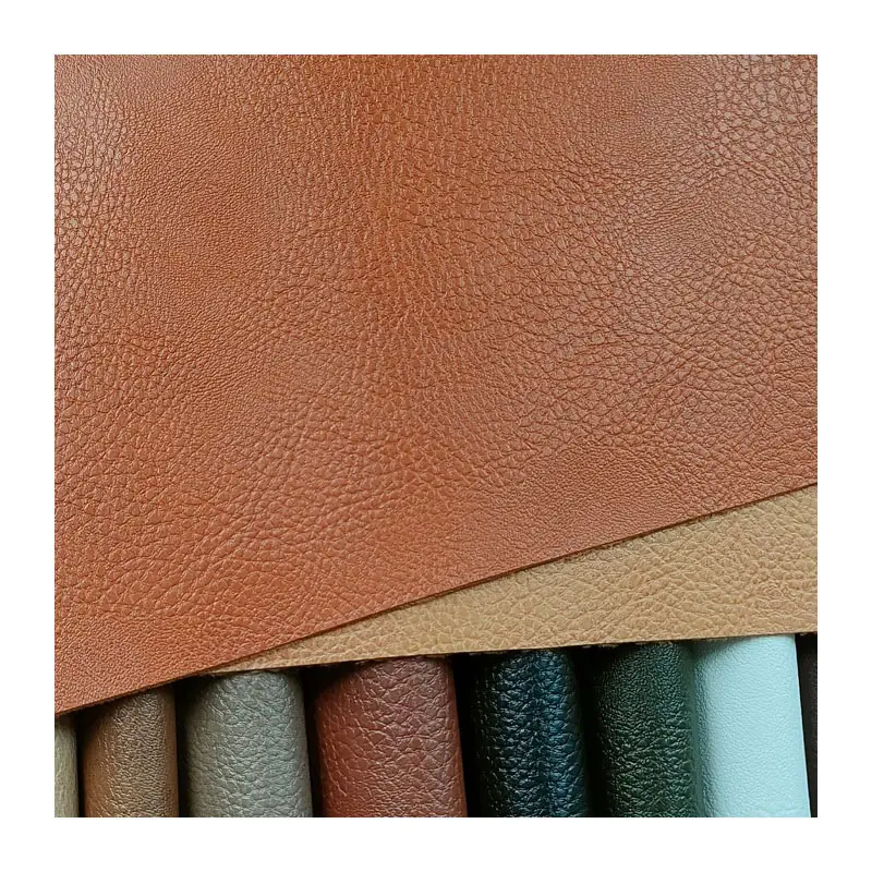 Leather wholesale 0.9mm vintage non-abrasive cowhide lychee pattern oil waxed leather sofa leather