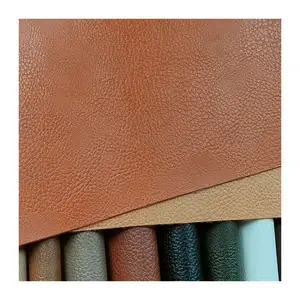 Leather Wholesale 0.9mm Vintage Non-abrasive Cowhide Lychee Pattern Oil Waxed Leather Sofa Leather