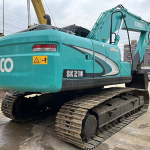 รถขุดขนาดเล็ก Kobelco SK210LC มือสอง น้ำหนักใช้งาน 22 ตัน พร้อมเครื่องยนต์ Cummins เกียร์ Kawasaki ปั๊ม และลูกปืน - Product Image 1