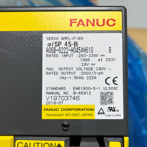 Servomoteur Fanuc d'origine A06B-6222-H045 # Module amplificateur de broche servo H610 pour automatisation, commande CNC en aluminium - Product Image 1