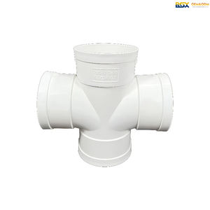 Sambungan Pipa Plastik PVC, Fitting PVC, Sambungan PVC Elbow Tee, Fitting Bluming, Fitting PVC Elbow 65 Derajat, Konektor Lurus 1/2 4 Inch - Product Image 2