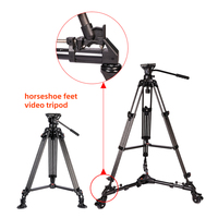Zomei — trépied mural pliable en aluminium, Base avec 3 roues, support de trépied universel pour caméra vidéo Dolly, vente en gros