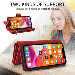Funda de cuero de lujo con 15 ranuras para tarjetas para Samsung Galaxy A54 A34 A05 A05S A15 A73 A72 A51 <span class=keywords><strong>A71</strong></span> - Product Image 4