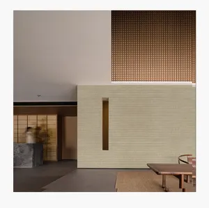 Papel tapiz Natural tejido 3D Mcm, producto flexible de piedra para dormitorio, cocina y pared