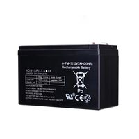 Batterie au plomb 12V7AH 12V9AH, accumulateur d'énergie solaire pour opérateur de portail automatique