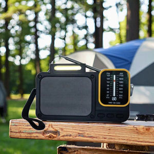 วิทยุ AM FM แบบสองย่านความถี่ รุ่น W-916 จากโรงงาน OEM แบตเตอรี่แบบชาร์จได้ 2000mAh รองรับการ์ด TF เล่น MP3 พร้อมไฟฉาย LED พกพาสะดวก วัสดุพลาสติก เหมาะสำหรับกิจกรรมกลางแจ้ง - Product Image 3