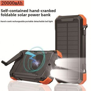 Banco de Energía Multifuncional SEP-99 de 20000mAh con Manivela y Carga Solar para Uso en Exteriores y Viajes - Product Image 3