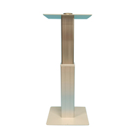 Base de table élévatrice Tatami à café en fonte d'aluminium à 2 joints