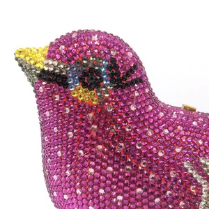 Bolsos de Mano de Alta Gama con Forma de Pájaro <span class=keywords><strong>para</strong></span> Mujer, Hermosos Bolsos de Fiesta con Cristales, Bolsos de Boda con Gemas de Diamantes en Forma de Pájaro - Product Image 4