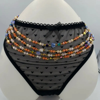 Chaîne de taille en cristal africain de luxe pour femme, bijou corporel pour usage quotidien, idéal pour fiançailles, anniversaire et cadeau