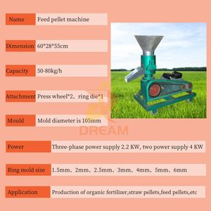 Machine à granulés d'aliments pour animaux Machine à granulés d'aliments pour animaux Prix Machines de traitement des aliments pour animaux Fabrication de granulés Ferme tout en un - Product Image 6