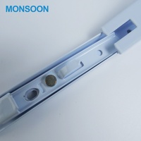 Étagère pliante murale en métal avec support triangulaire en acier inoxydable MONSOON, quincaillerie pour meubles