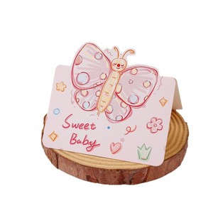 Tarjetas de Felicitación con Dibujos al Óleo al por Mayor, Tarjetas de Notas con Dibujos Animados Bonitos Hechos a Mano con Sobre para el Día de San Valentín y Cumpleaños - Product Image 6