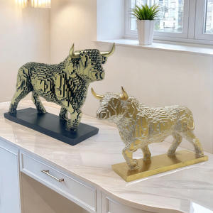 Novedad transfronteriza: Adorno de resina epoxi simple con diseño de bloques de construcción esculpidos, estilo robusto, artesanía de arte popular para decoración del hogar y sala de estar. - Product Image 2