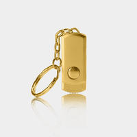 KDTA Swivel Custom Logo Promotional 256MB USB Pendrive 16GB 32GB 64GB 128GB Flash Stick Metal USB Flash Drive dengan Gantungan Kunci