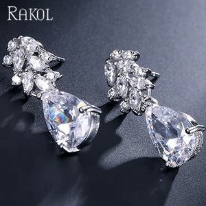 ต่างหูคริสตัลสำหรับเจ้าสาวทำจากเพทายสำหรับงานแต่งงาน EP048จากพลอยเทียมราคาถูก - Product Image 2