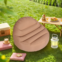 Canapé gonflable moderne de style japonais en PVC, personnalisable, pour intérieur/extérieur, camping, jardin, avec pompe intégrée, idéal pour le gaming
