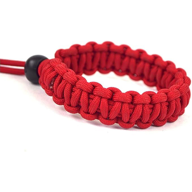 Black Adjustable Auto Lock Wrist Camera Strap Lanyard Hand Grip