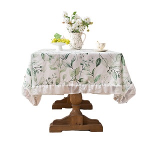 <span class=keywords><strong>Tovaglia</strong></span> in Poliestere Stile Americano Pastorale, Quadrata o Rotonda, per Matrimoni e Feste, Vendita all'Ingrosso - Product Image 6