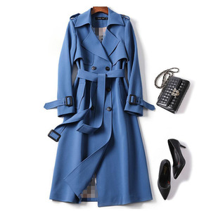 Droma – trench-coat mi-long coréen pour femme, pardessus britannique populaire à genoux pour printemps et automne 2020 - Product Image 4