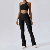 Ensembles de fitness pour la gym, vêtements de compression pour push-up et yoga, tenues de sport pour femmes, ensembles de yoga et fitness