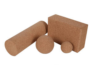 Umwelt freundliche Muskel Rückens ch merzen <span class=keywords><strong>Massage</strong></span> Holz Balance Board Release Premium Soft Foam Yoga Kork Yoga Roller Portugal Kork - Product Image 6