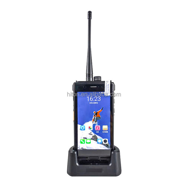 Cheapest Factory 5 Inch Rugged DMR Waikie Talkie Phone Android 11 FHD 6+128GB Waikie Talkie with PTT NFC GPS 4G Docking Station