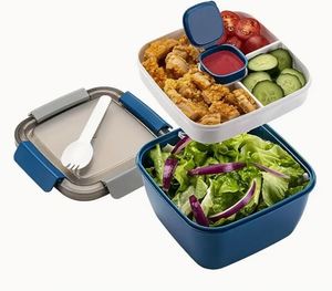 Food Storage <b>Container</b> Compartmental Picnic Fresh-Keeping Box Portable Bento Box Multi-Layer with Lid Can Be <b>Refrigerated</b> Food - Product Image 1