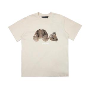 T-shirt unisexe à manches courtes coupe ample, motif Ours décapité classique, marque tendance transfrontalière PA Angel Europe-Amérique, pour couple - Product Image 3