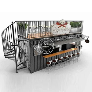 Chiosco di hamburger contenitore cucina per la ristorazione concessione Business 20ft su misura contenitore prefabbricato casa di costruzione per la <span class=keywords><strong>vendita</strong></span> - Product Image 6