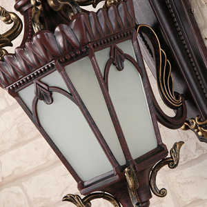 Luces de pared exteriores, poste de valla de jardín, decoración de farol, lámpara de pared para puerta, candelabro de balcón, iluminación decorativa, lámparas de pared para exteriores - Product Image 2