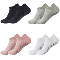 Chaussettes de sport respirantes antidérapantes à la cheville en coton pour femmes, idéales pour le trampoline et le Pilates – Offre spéciale