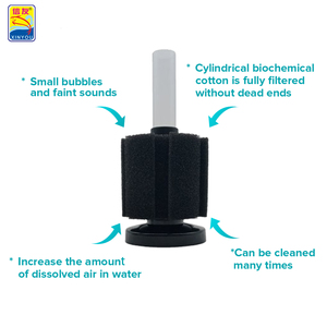 XINYOU XY-180 Zwarte Kunststof Onderwater Luchtpomp <span class=keywords><strong>Aquarium</strong></span> Biochemische Sponsfilter voor Bureau & Slaapkamer Gebruik - Product Image 4