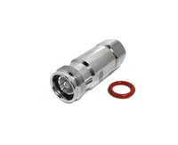 Connecteur à angle droit 4.3-10 type N type 7/16 Din mâle femelle pour connecteur de câble d'alimentation 1/2 superflex 1/2