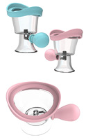 Gobelet de rinçage portable en silicone avec support, flacon de lavage oculaire à pression d'air, réservoir de nettoyage portable