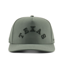 Casquettes de golf imperméables avec broderie personnalisée USA, casquette de baseball perforée, casquette de golf avec cordon, casquette de performance, casquettes de sport vertes