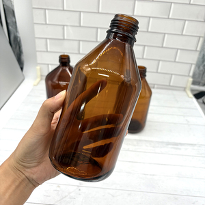 Amber Glass Reagent Medical Grade 1L Flaschen mit licht blockierender Schutz funktion für die Verwendung im Labor für Apotheken compound ierung - Product Image 6