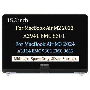 Écran LCD d'ordinateur portable en gros pour MacBook Air 13 "15" A2681 A2941 A3113 A3114 M2 M3 remplacement de l'assemblage terminé 2022 2023 - Product Image 2