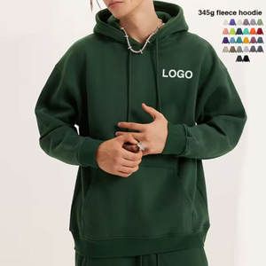 Sudaderas con capucha de color sólido transpirables lisas en blanco sueltas de gran tamaño de primavera y otoño para hombres - Product Image 2