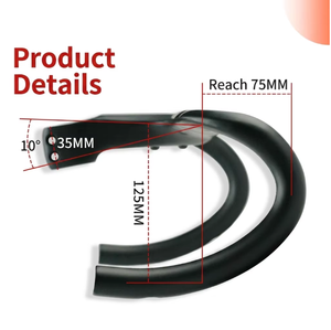 Guidon de route intégré en fibre de carbone T700 W02 avec câblage interne complet pour fourche R22, cockpit de vélo aérodynamique - Product Image 4