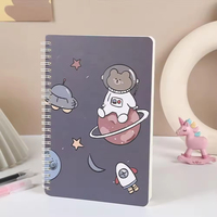 Cuadernos de Diario Bonitos Personalizables de Alta Calidad con Encuadernación Térmica y Espiral A5, con Cubierta de Papel Recubierto para Estudiantes