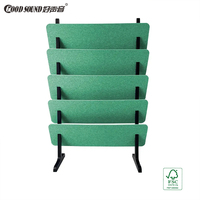 GoodSound Portable 3 Panneaux Intérieur Séparateurs de Pièce Glissière Pliante Bureau Mobile Cloison Murale Écrans de Confidentialité