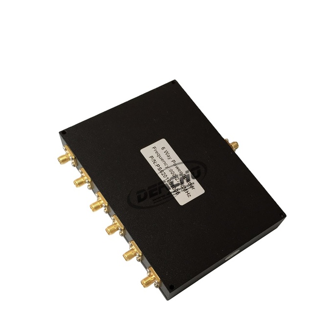6 Way SMA power splitter 800-2700MHz Micro Strip power divider wilkinson coaxial splitter