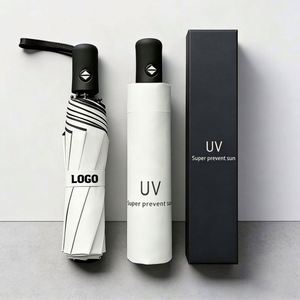 Factory Wholesale Custom Logo <b>Automatic</b> Manual Promo Business Gift Waterproof 3 Folding <b>Umbrellas</b> for Women Men - Product Image 1